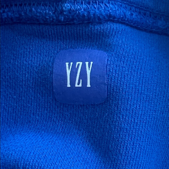 Yeezy Gap Men’s Hoodie - Blue - Picture 3 of 5
